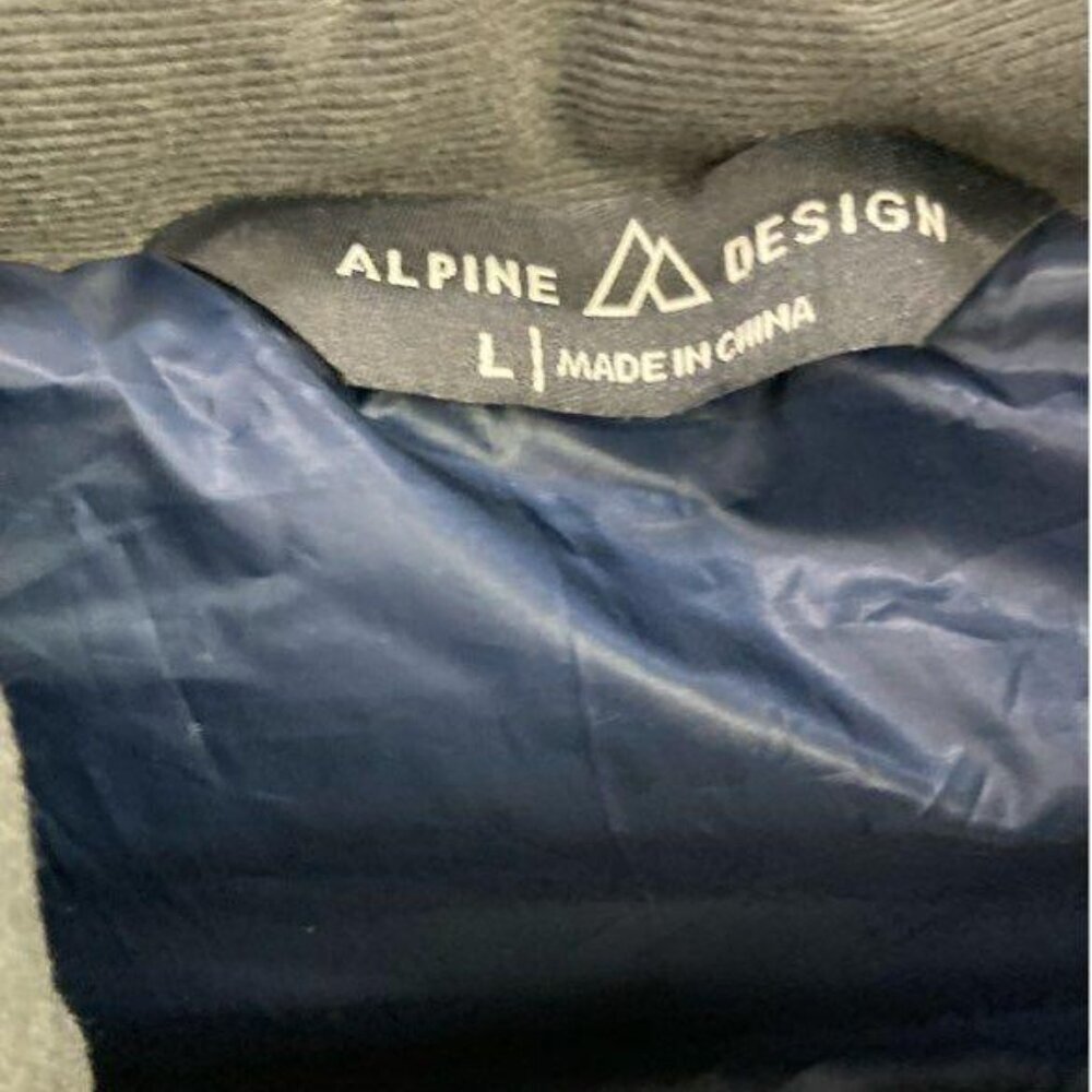 NWT Alpine Design MAD Down Puffer Smokey Slate Size L - Picture 6 of 9